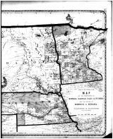Montana, Dakotah, Idaho, Wyoming, Minnesota, Nebraska Map - Right, Edgar County 1870